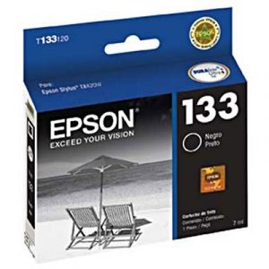 Cartucho de Tinta Epson T133120 T133 T1331 Preto T22 TX120 TX320F Compatível 6mlCartucho de Tinta Epson T133120 T133 T1331 Preto T22 TX120 TX320F Compatível